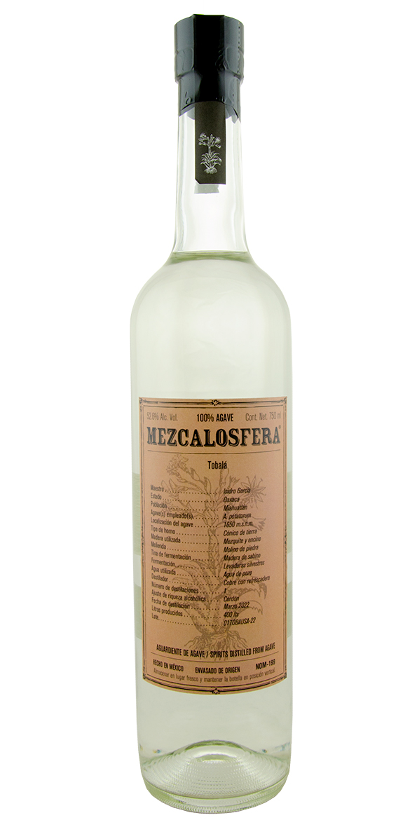 Mezcalosfera Isidro Garcia Tobalá Mezcal