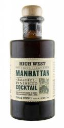 High West Manhattan Barrel Finished Cocktail 