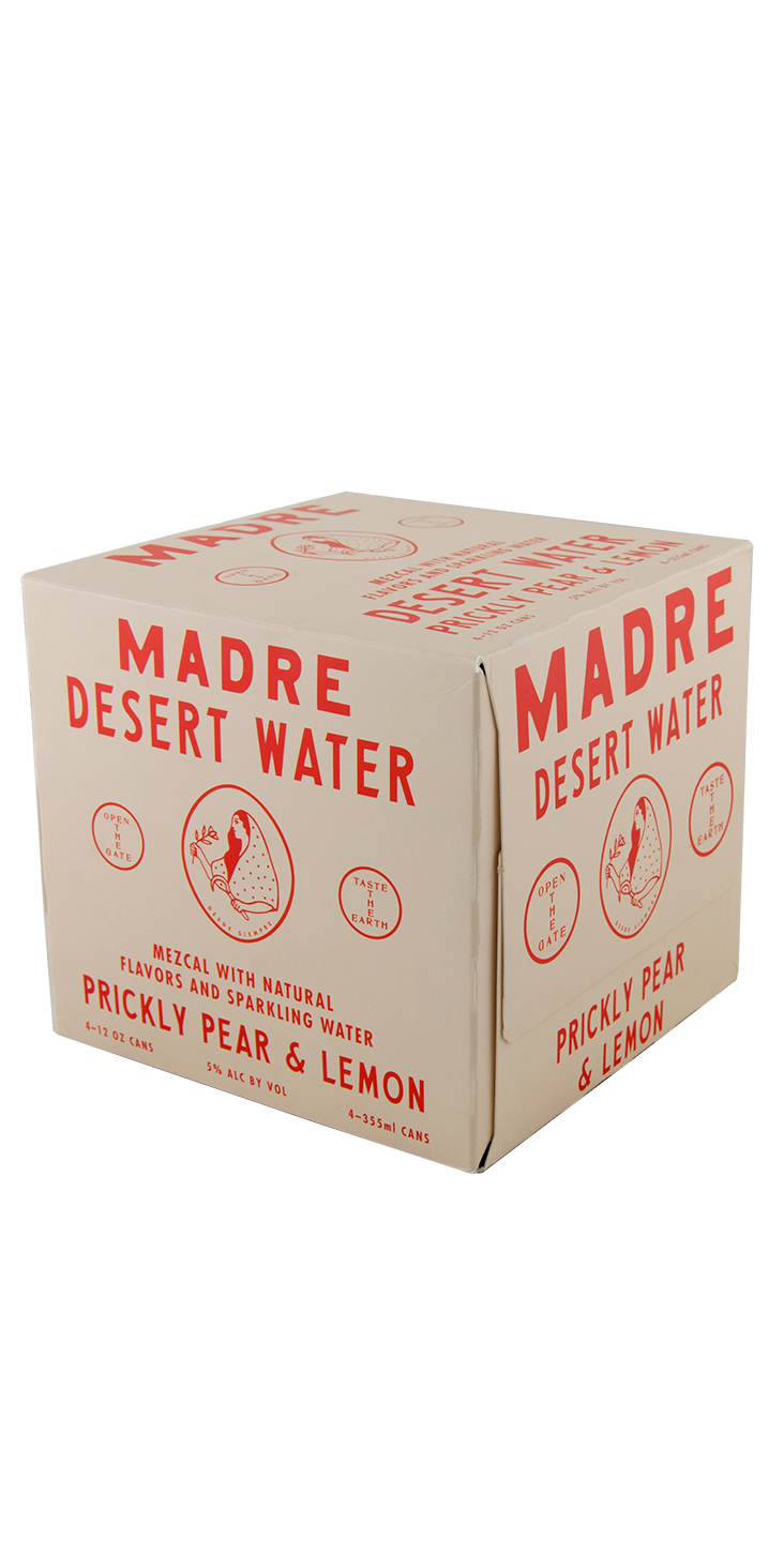 Madre Desert Water Prickly Pear & Lemon Mezcal Canned Cocktail 