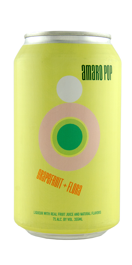 Amaro Pop! Grapefruit & Flora Canned Cocktail                                                       