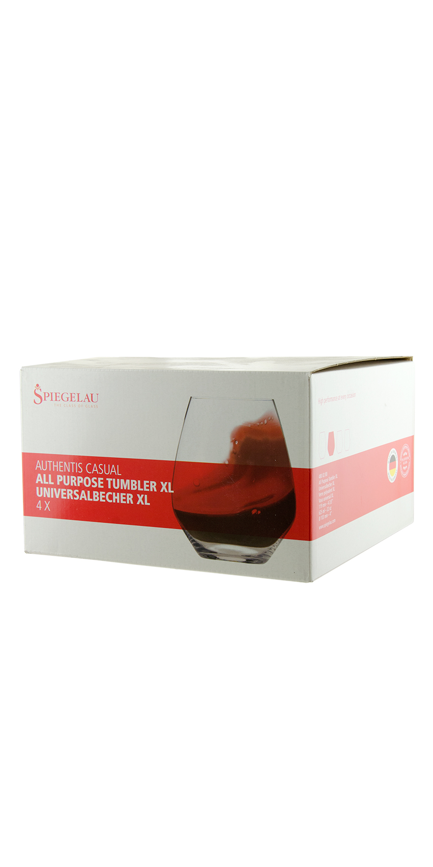 Spiegelau Authentis Tumbler Glass (Set of 4)(4800280)
