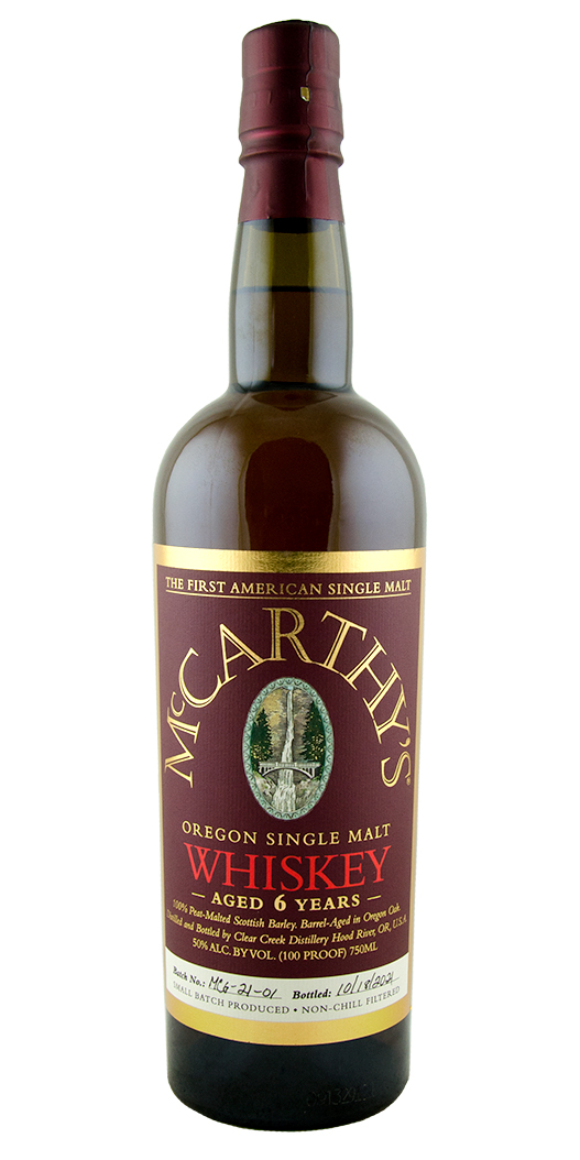 McCarthy's 6yr Oregon Single Malt Whisky