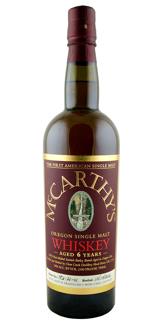 McCarthy's 6yr Oregon Single Malt Whisky                                                            