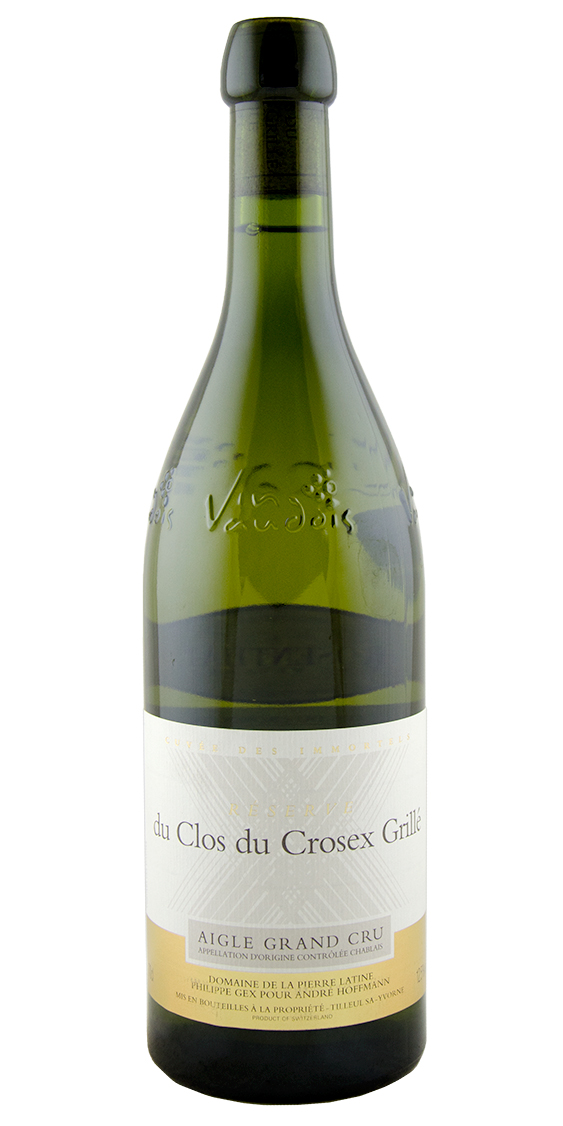 Chasselas, “Cuvée des Immortels”, Clos du Crosex Grillé, Aigle GC, Dom. de la Pierre Latine