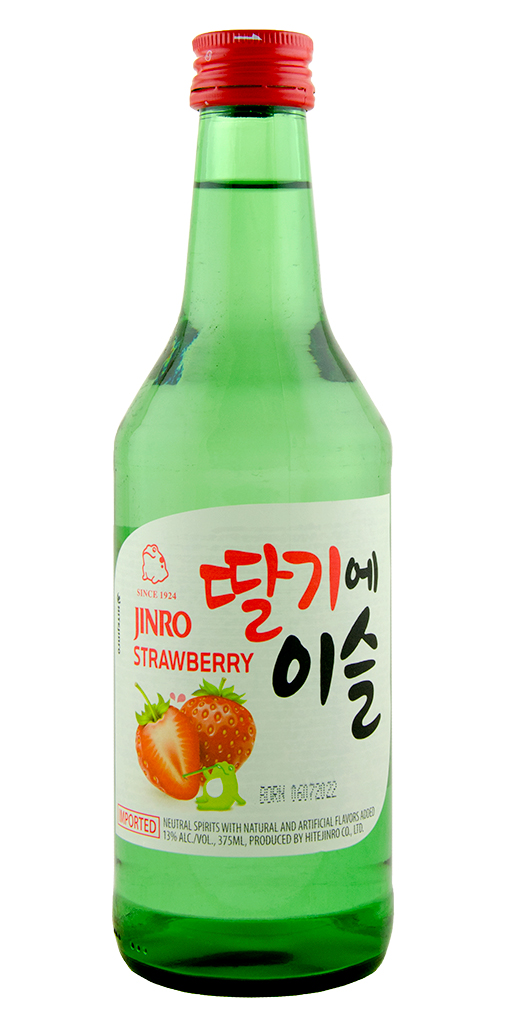 Half-Bottle of Jinro Strawberry Soju                                                                               