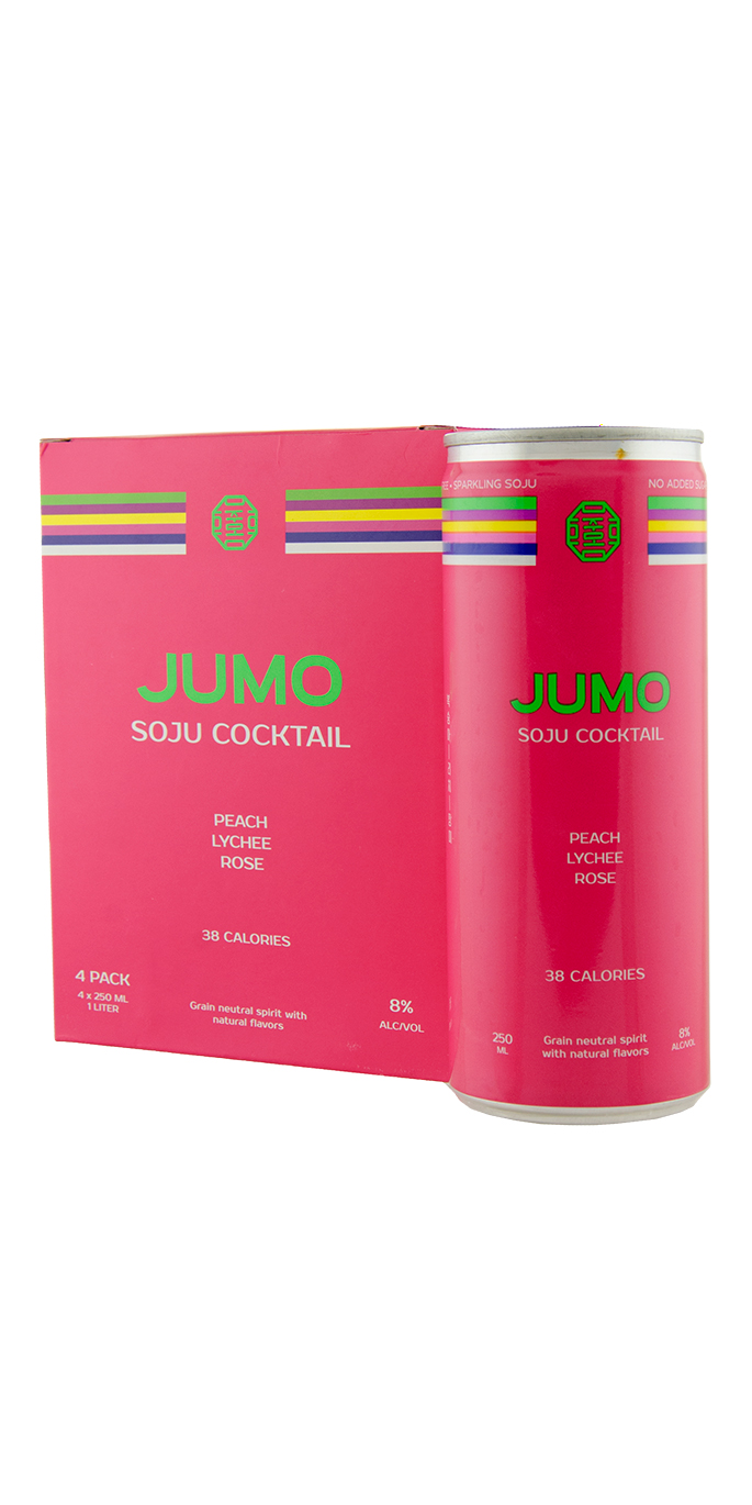 Jumo Peach Lychee Rose Soju Cocktail                                                                