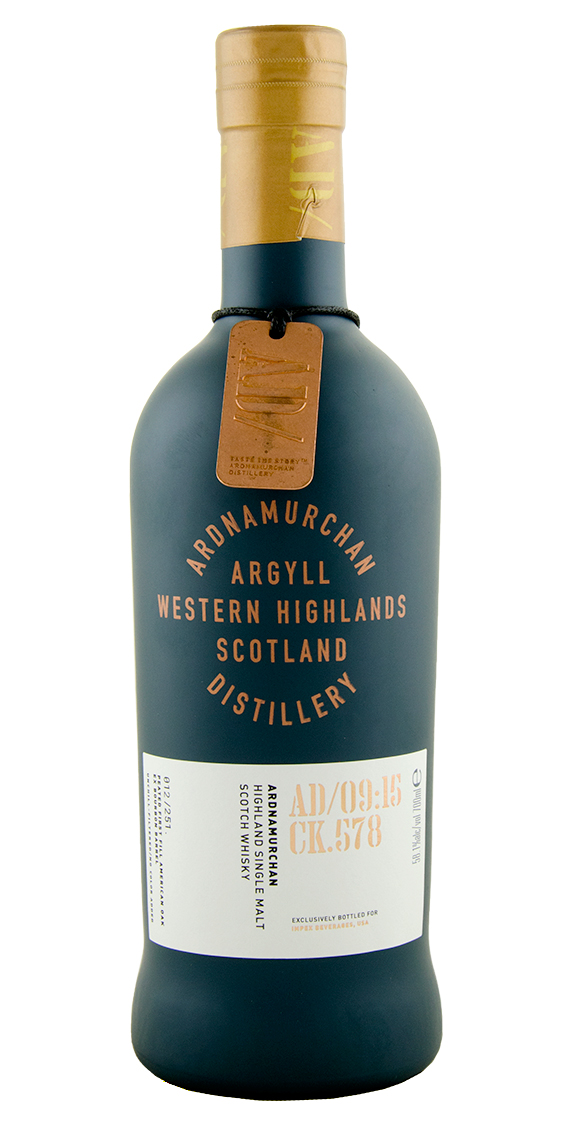 Ardnamurchan Single Cask # 578 Peated Highland Single Malt Scotch Whisky 