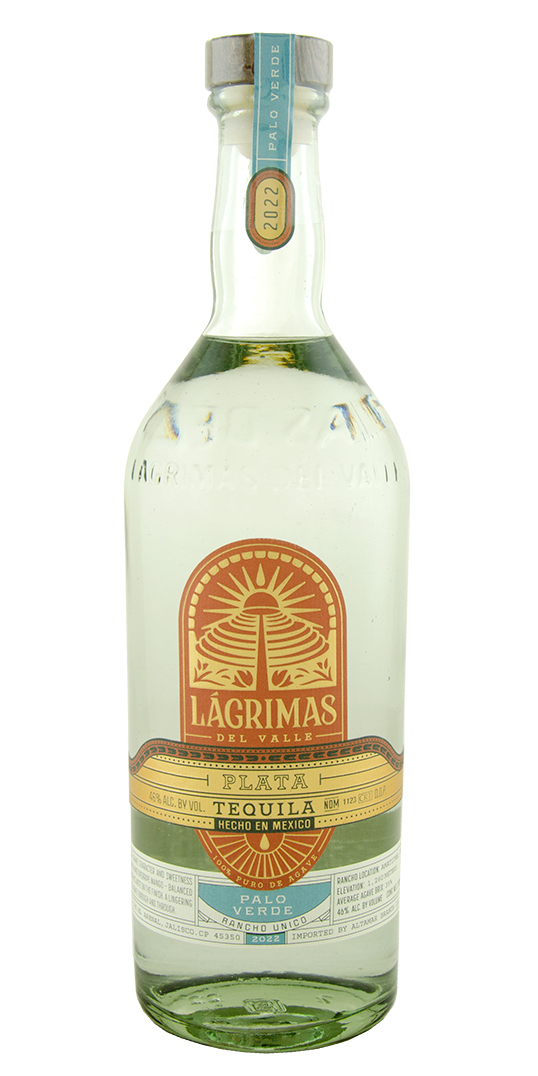 Lagrimas Del Valle Palo Verde Plata Tequila 