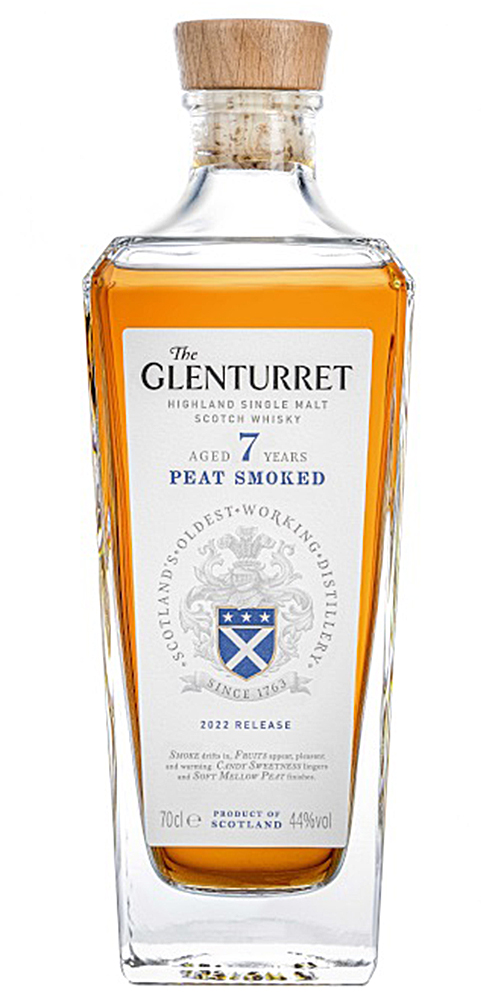 The Glenturret 7yr Peat Smoked Highland Single Malt Scotch Whisky 