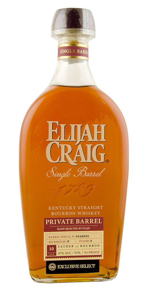 Elijah Craig Astor Barrel 10yr Kentucky Straight Bourbon Whiskey 