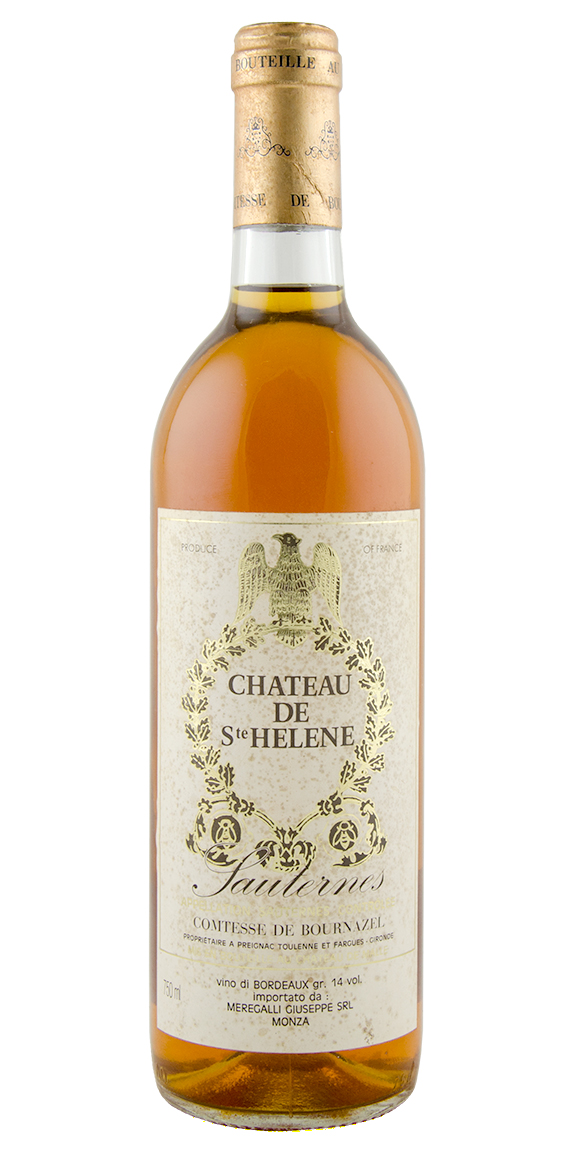Sauternes, "Comtesse de Bournazel", Ch. de Ste Hélène,