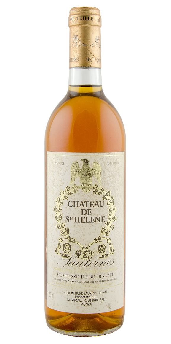 Sauternes, "Comtesse de Bournazel", Ch. de Ste Hélène,                                              