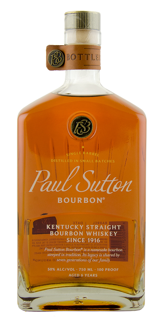 Paul Sutton Single Barrel Bottled in Bond Kentucky Straight Bourbon Whiskey 