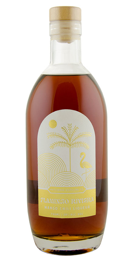 Flamingo Riviera Mango Chili Liqueur by Matchbook Distilling                                        