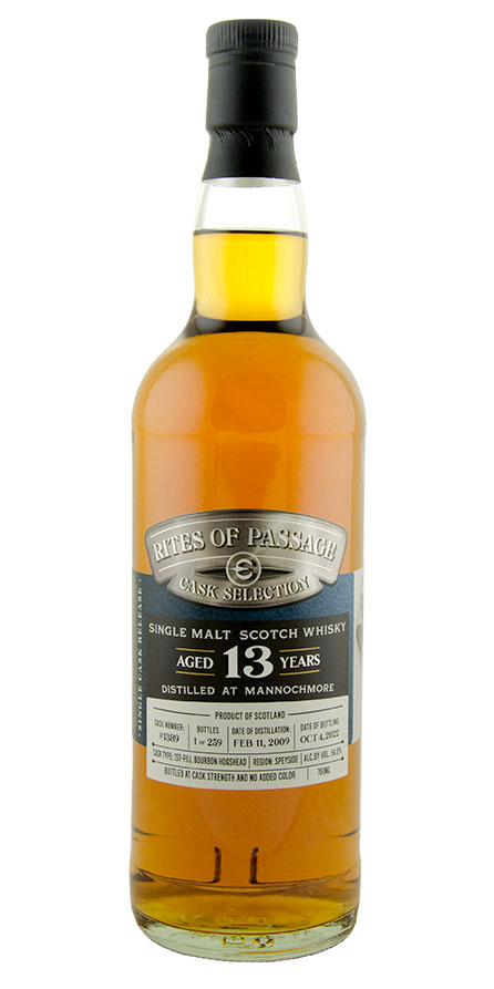 Rites of Passage Mannochmore 13yr Single Malt Scotch Whisky