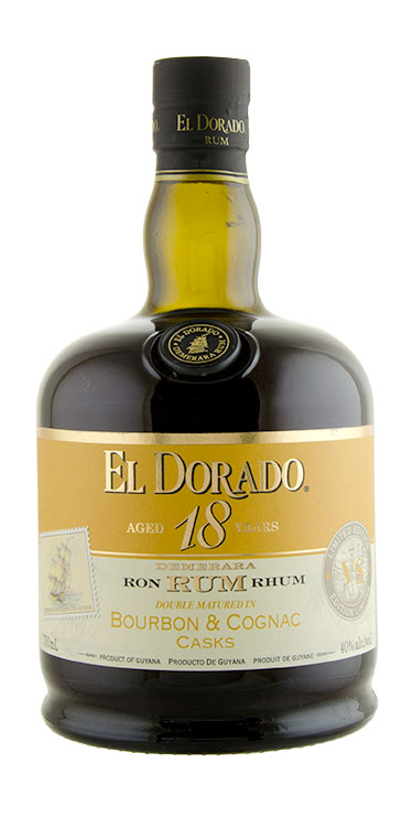 El Dorado 18yr Cognac Cask Double Matured Demerara Rum