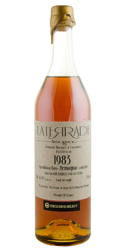 Laterrade 40yr Astor Select Domaine Marquet Single Cask Bas-Armagnac                                