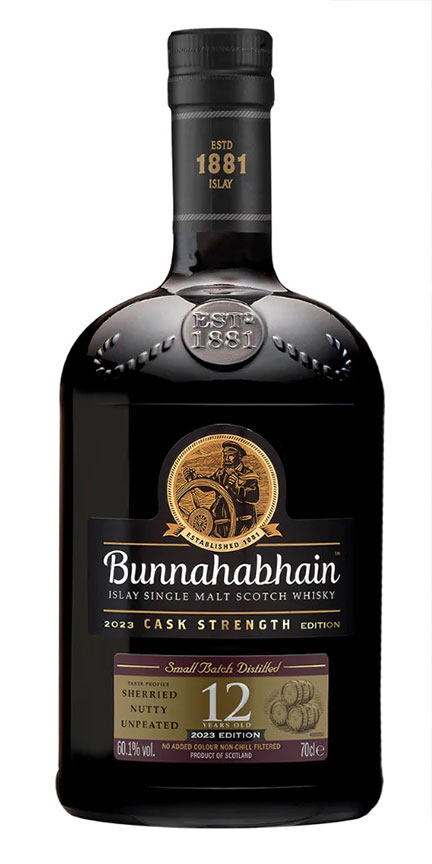 Bunnahabhain 2023 Edition 12yr Cask Strength Islay Single Malt Whisky 