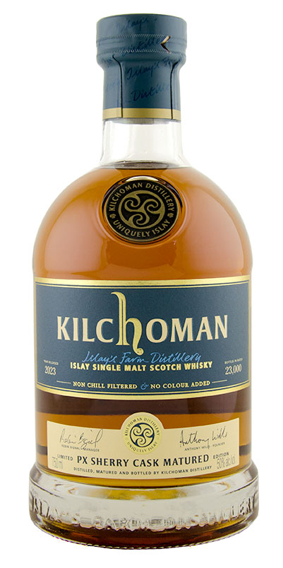 Kilchoman 2023 Edition PX Sherry Cask Islay Single Malt Scotch Whisky