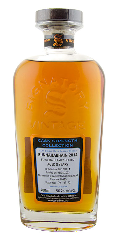 Signatory Bunnahabhain Staioisha Hogshead Islay Single Malt Scotch Whisky 