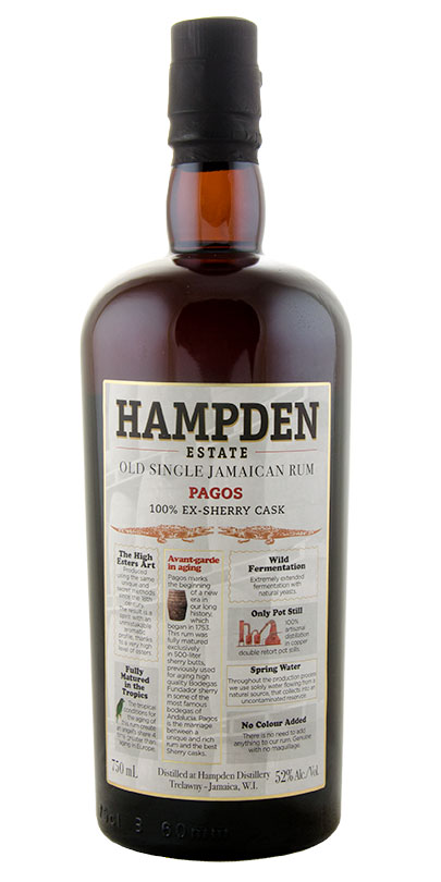 Hampden Pagos Sherry Cask Old Single Jamaican Rum 