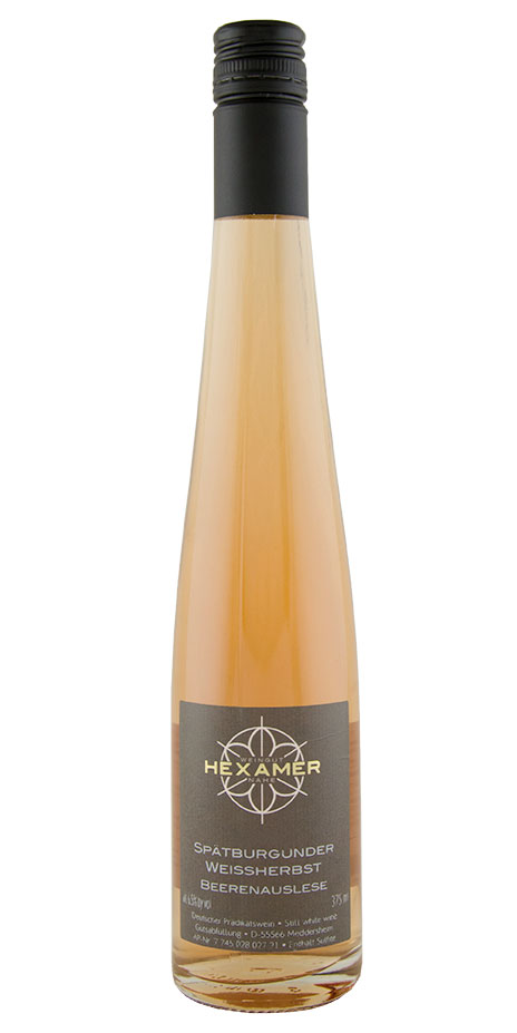 Half-Bottle of Spätburgunder Rosé, "Weissherbst" Beerenauslese, Hexamer                                            