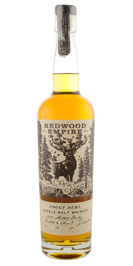 Redwood Empire Foggy Burl Single Malt Whiskey                                                       