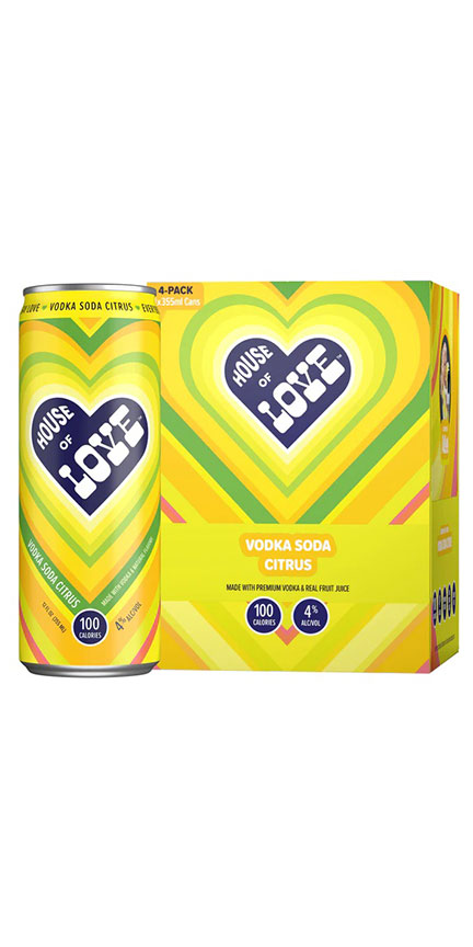 House of Love Vodka Soda Citrus 
