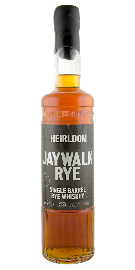 Jaywalk Heirloom Single Barrel Rye Whiskey