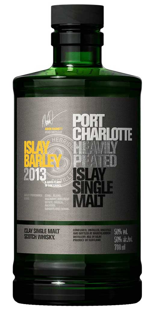 Port Charlotte 9yr Islay Barley Heavily Peated Cask Strength Single Malt Scotch Whisky              