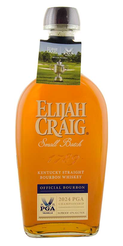 Elijah Craig 2024 PGA Championship Small Batch Kentucky Straight Bourbon Whiskey