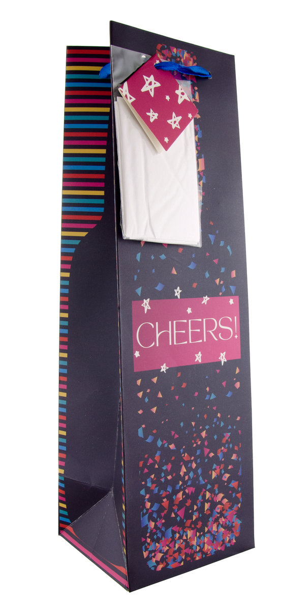 1 Btl Gift Bag Cheers Confetti