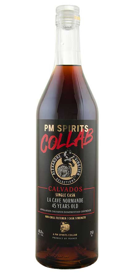 PM Spirits Collab La Cave Normande 45 Year Calvados Domfrontais