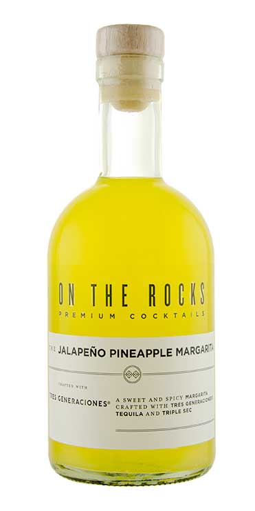 On The Rocks Jalapeno Pineapple Margarita Cocktail