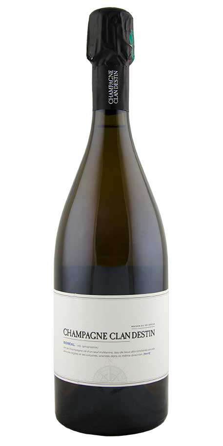 Clandestin, "Boreal", Blanc de Noirs Brut Nature