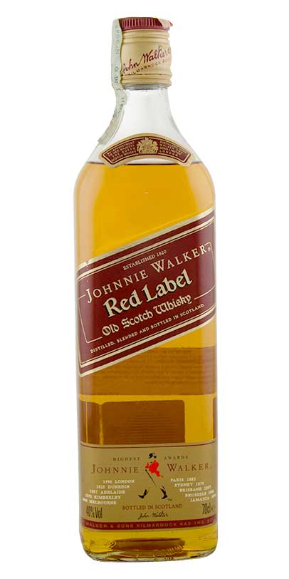Antique Johnnie Walker Red Label Blended Scotch Whisky