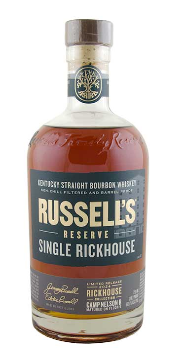 Russell's Reserve Single Rickhouse Camp Nelson B Kentucky Straight Bourbon Whiskey