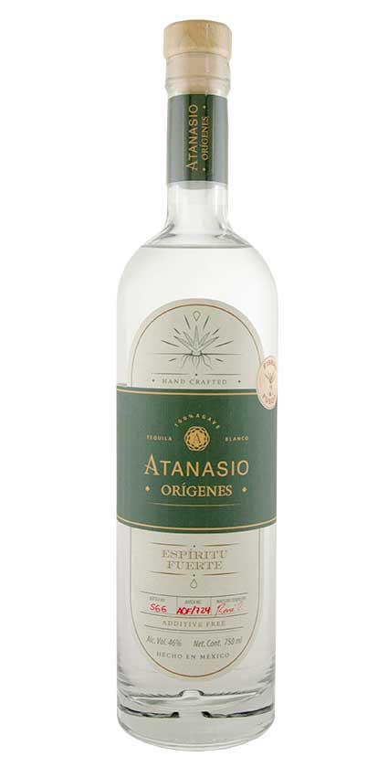 Atanasio Orígenes Fibras & Fuego Hand Crafted Blanco Tequila
