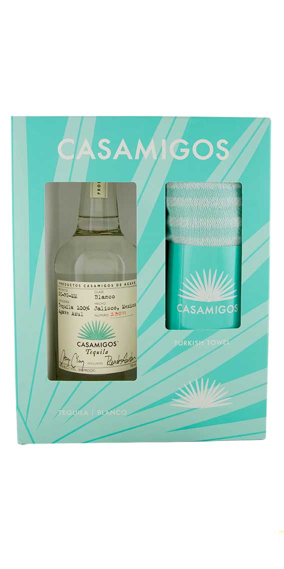 Casamigos Blanco Tequila With Turkish Towel