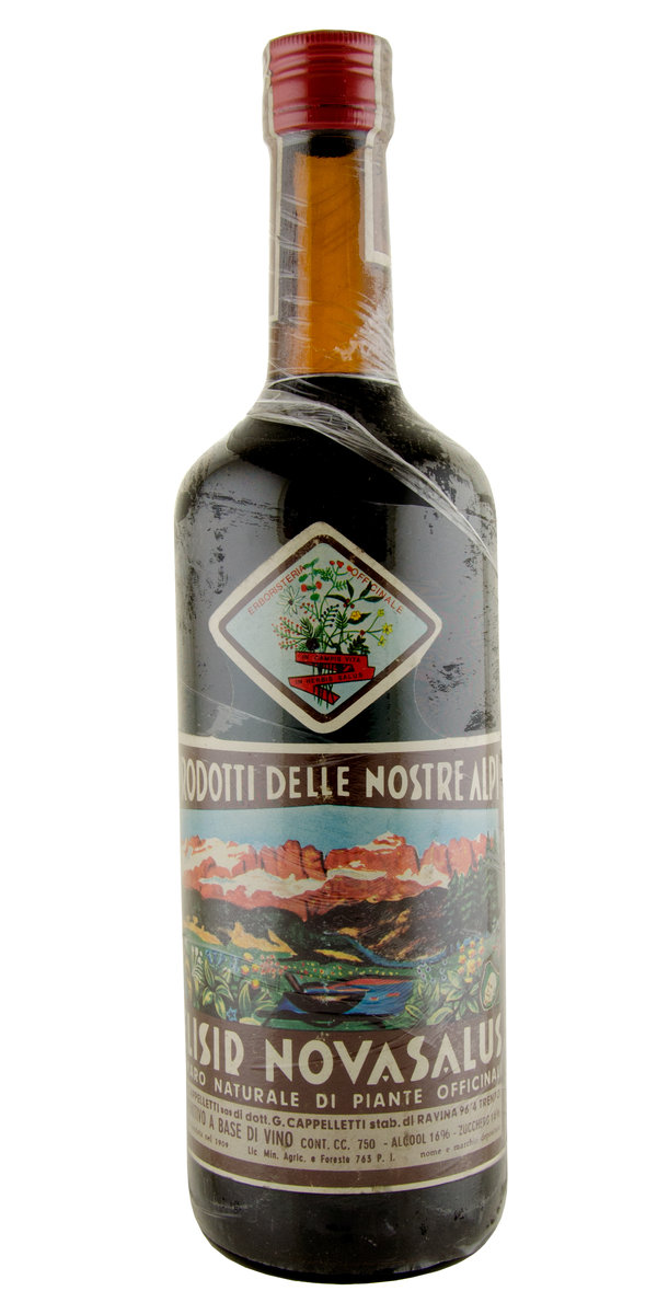 Antique Cappelletti Elisir Novasalus naturale di piante officinali