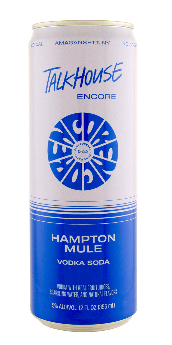 Talkhouse Encore Hampton Mule Vodka Soda Ginger                                                     