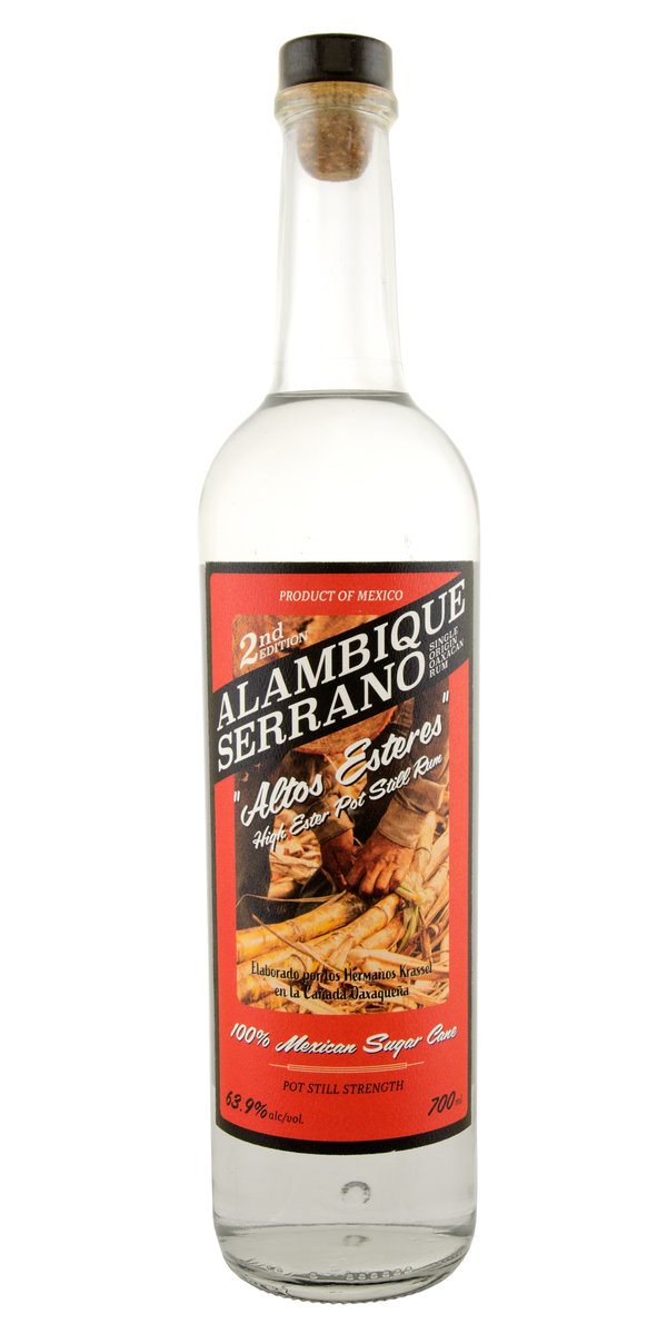 Alambique Serrano Altos Esteres High Ester Pot Still Rum                                            