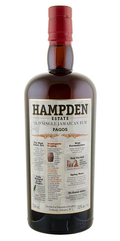 Hampden Pagos #3 Old Single Jamaican Rum                                                            