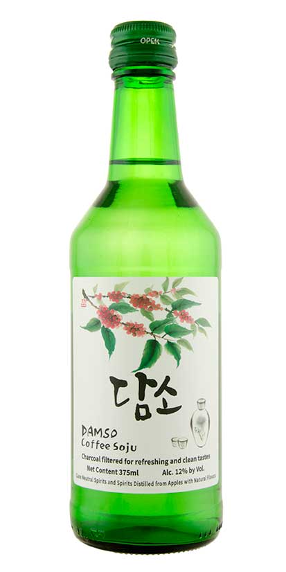 Half-Bottle of Damso Coffee Soju                                                                                   