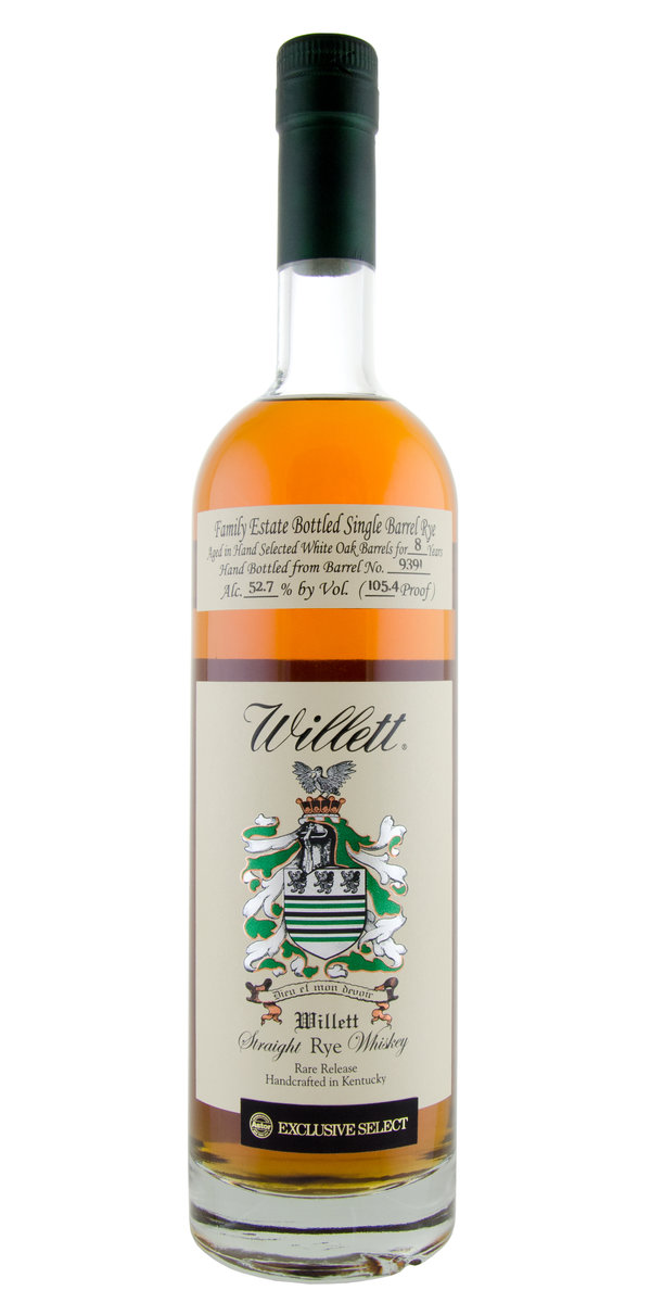 Willett Astor Select 8yr Rye Single Barrel Kentucky Straight Rye Whiskey                            