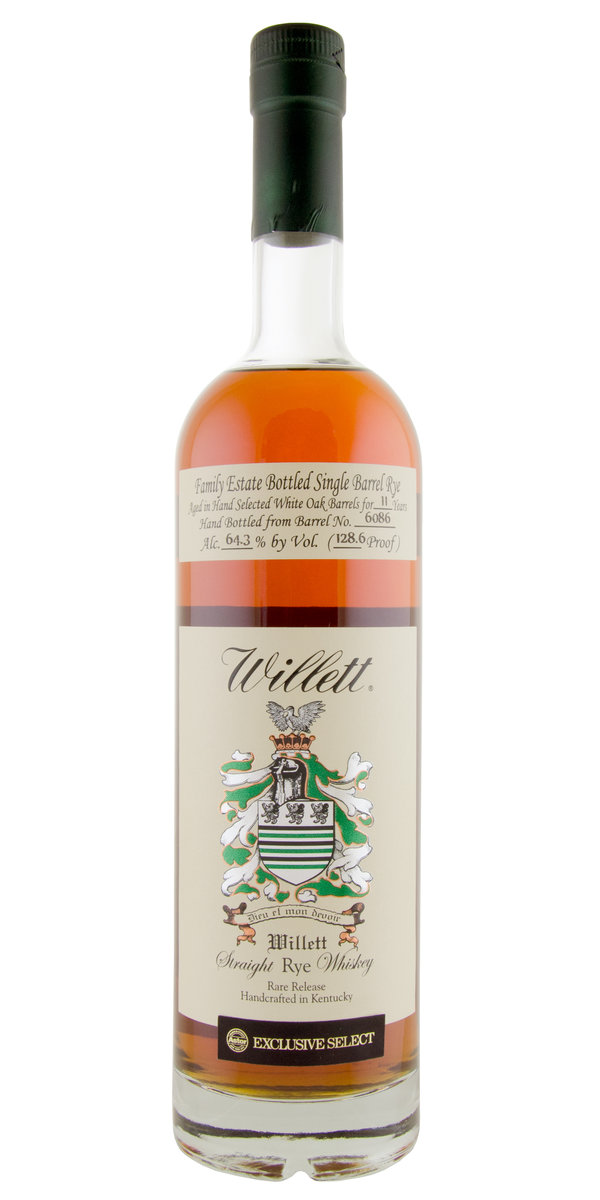 Willett Astor Select 11yr Single Barrel Kentucky Straight Rye Whiskey                               