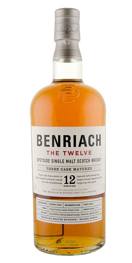 The Benriach 12yr Triple Cask Speyside Single Malt Scotch Whisky