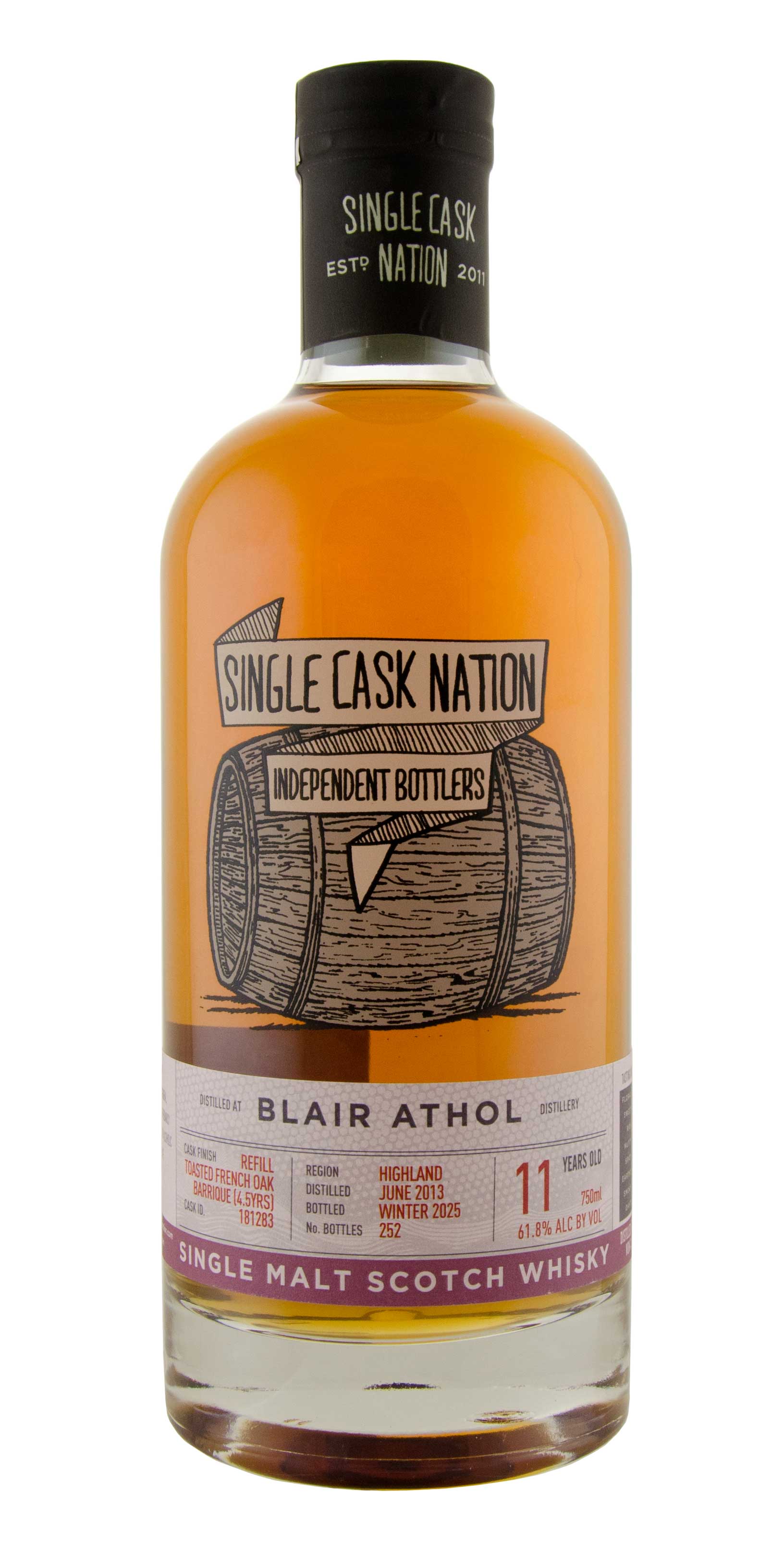 Single Cask Nation Blair Athol 11 Year French Oak Barrique