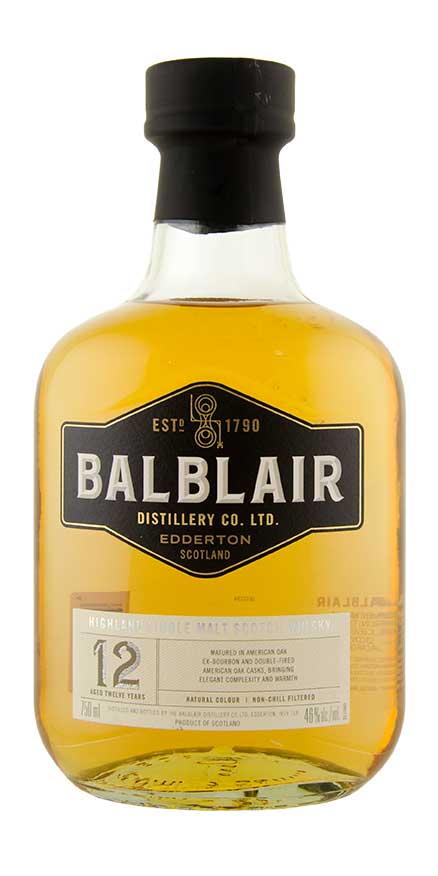 Balblair 12yr Highland Single Malt Scotch Whisky                                                    
