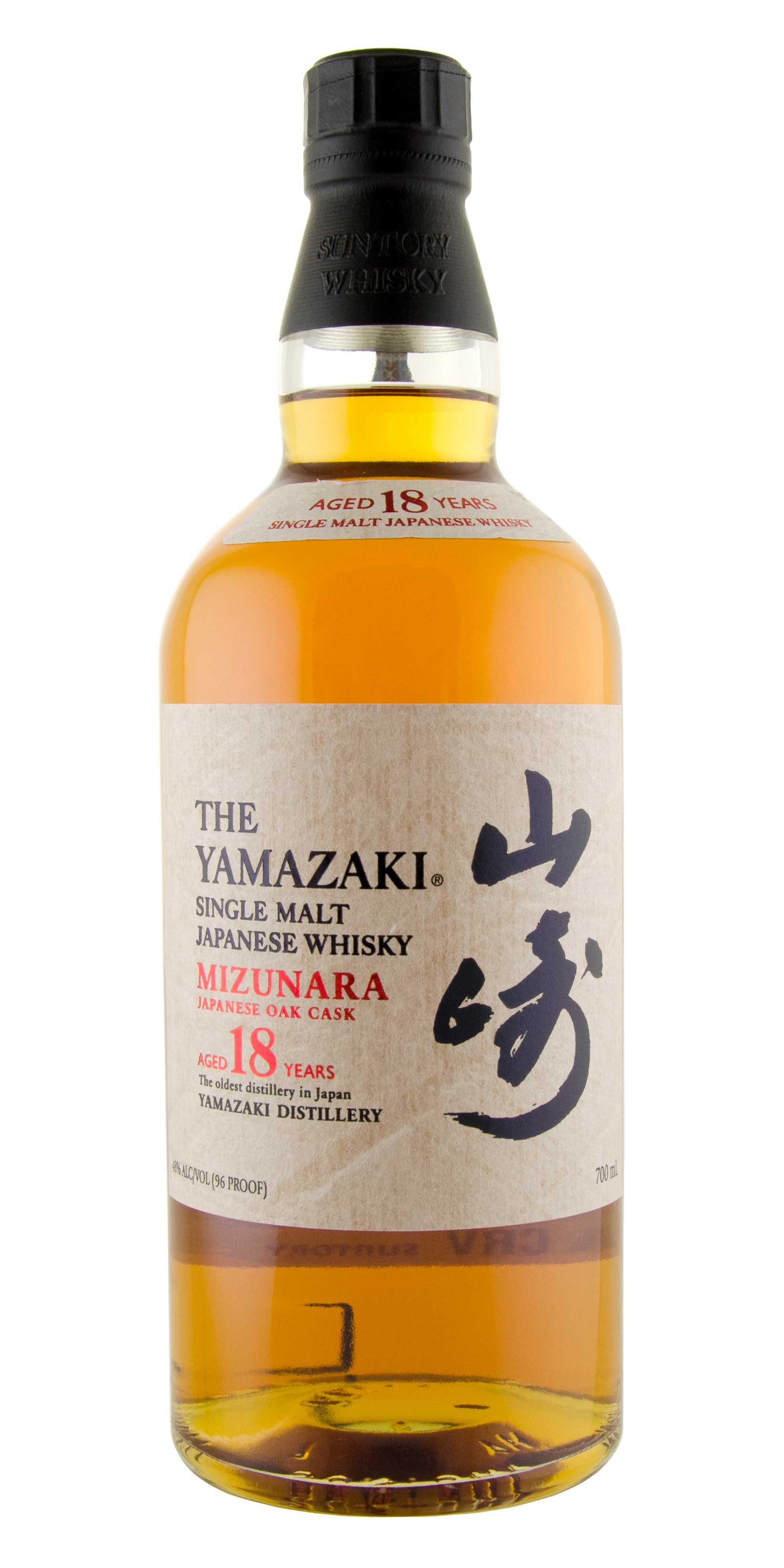 Yamazaki 18 yr Mizunara Cask Single Malt Japanese Whisky                                            
